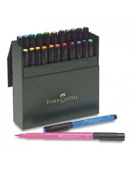 Comprar Marcador Pitt Faber-Castell C/24 P/Brush | Brush Pen | Faber-Castell