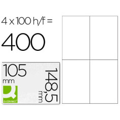 Comprar Etiquetas A4 Q-Connect  Cx. C/100 105 X 148.5 mm | Etiquetas / Adesivos | Q-Connect