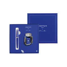 Comprar Caneta Leman + Tinteiro Klein Blue Caran d´Ache Ed. Lim. | Edições Limitadas | Caran d Ache