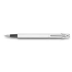 Comprar Caneta Caran D´Ache 849 Metal F Branca | Canetas Aparo | Caran d Ache