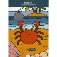 Comprar Livro de Colorir Praia 19 | Livros pintura | Papelaria João Correia