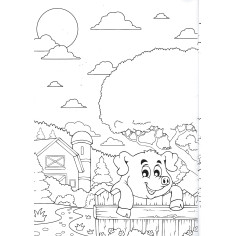 Comprar Livro de Colorir Animais da Quinta 23 | Livros pintura | Papelaria João Correia 2