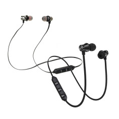 Comprar Fones de Ouvido Bluetooth s/fio Magnéticos Pretos | Consumíveis de Informática | Papelaria João Correia