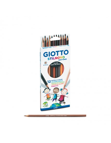 Comprar Caixa de Lápis Giotto Stilnovo Skin Tones C/12 | Pintura | Giotto