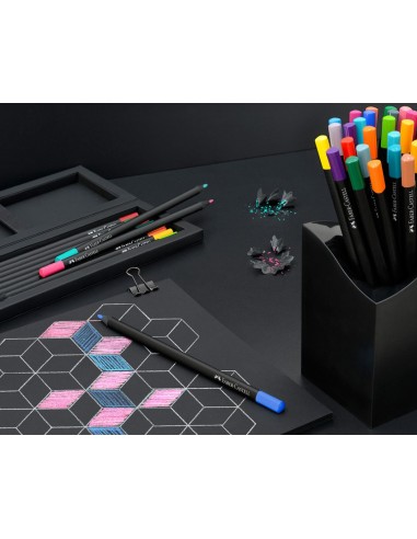 Comprar Lápis Cor Faber-Castell Black Edition Super Soft C/36 | Lápis de cor Polychromos | Faber-Castell