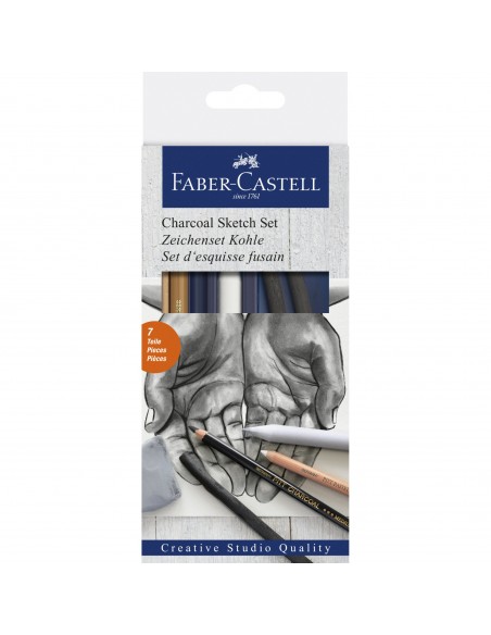 Comprar Conj.Carvão Faber-Castell | Lápis Graphite | Faber-Castell