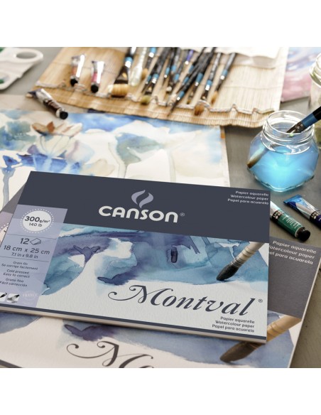 Comprar Canson Bloco Folhas Montval Watercolour 300gr. | Papel Aguarela | Canson