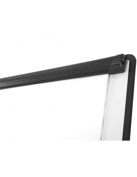 Comprar Quadro tripé c/caixilho plástico preto c/prateleira e apto para bloco papel (70x103) | Quadros Brancos | Q-Connect