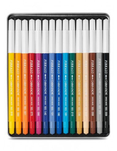 Comprar Marcador Caran D`Ache Fibralo C/15 Caixa Metálica | Marcadores de feltro | Caran d Ache