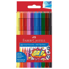 Comprar Marcadores Faber-Castell Grip Color C/10 | Marcadores de feltro | Faber-Castell
