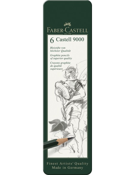 Comprar Cx. Faber-Castell C/6 Graduações | Lápis Graphite | Faber-Castell