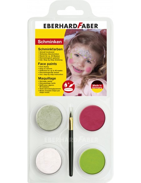 Comprar Pintura Facial EberhardFaber C/4 Cores Princesa | Pintura facial | Eberhardfaber