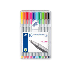 Comprar Marcador Staedtler Triplus Fineliner 0,3mm. C/10 | Marcadores de feltro | Staedtler