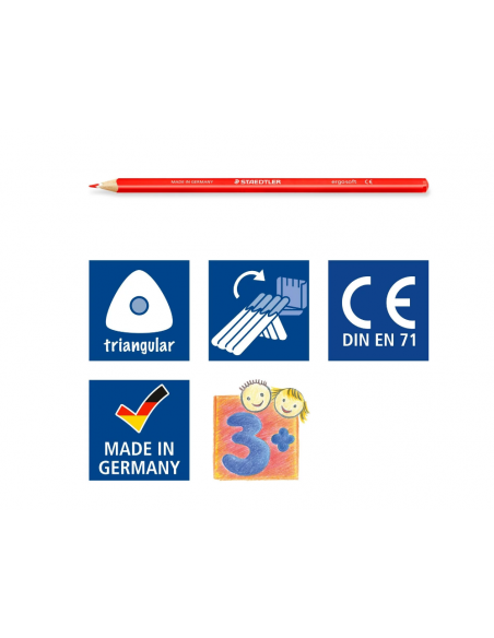 Comprar Lápis Staedtler Ergo Soft C/24 | Lápis de cor Polychromos | Staedtler