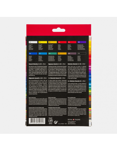 Comprar Conj. de Iniciação Acrílico Amsterdam C/12 Cores 20ml. | Acrílico | Talens