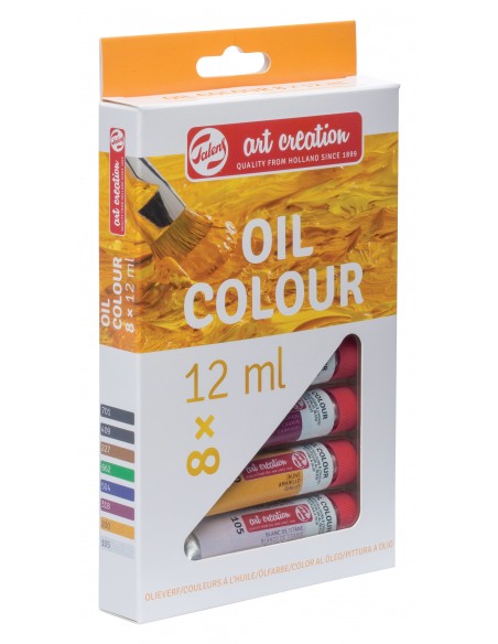 Comprar Óleo Art Creation Set C/8 cores 12 ml. | Óleo | Talens