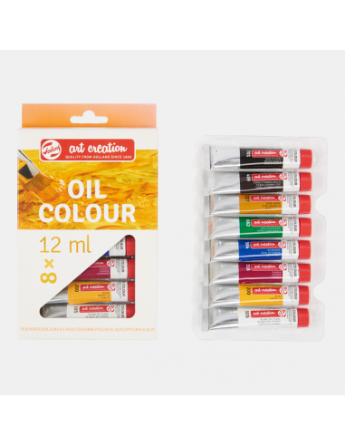 Comprar Óleo Art Creation Set C/8 cores 12 ml. | Óleo | Talens