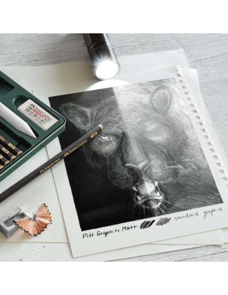 Comprar Lápis Faber-Castell Pitt Grafite Matt | Graphite | Faber-Castell
