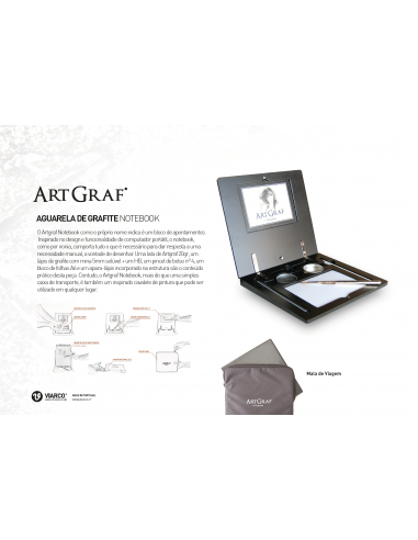 Comprar Estojo de Pintura a Grafite Portátil | Lápis Graphite | Viarco