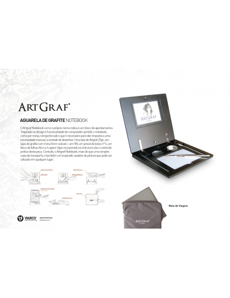 Comprar Estojo de Pintura a Grafite Portátil | Lápis Graphite | Viarco