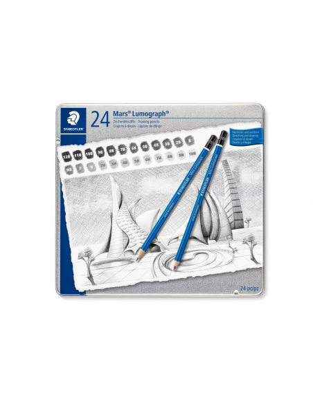 Comprar Cx. Lápis Staedtler C/24 12B/10H | Lápis Graphite | Staedtler