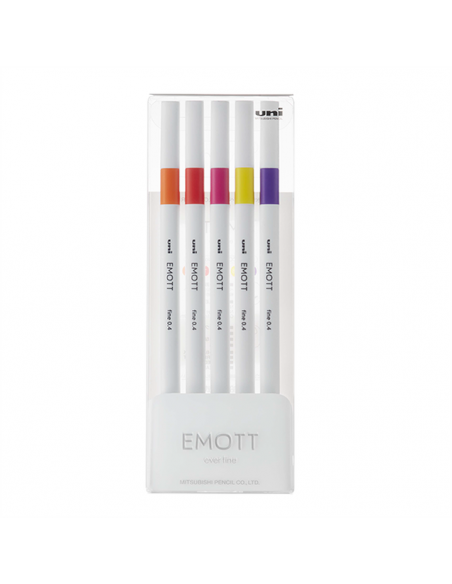 Comprar Conj. C/6 Marcadores Uni Emott Sort. Nº2 | Marcadores | uni-ball