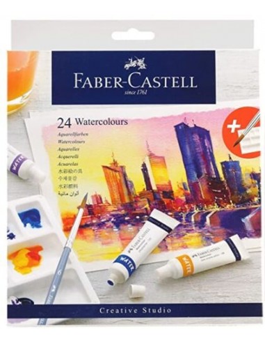 Aquarela Faber-Castell C/24 Tubos 169624