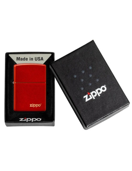 Comprar Isqueiro Zippo Logo Red Metallic | Isqueiros | Zippo