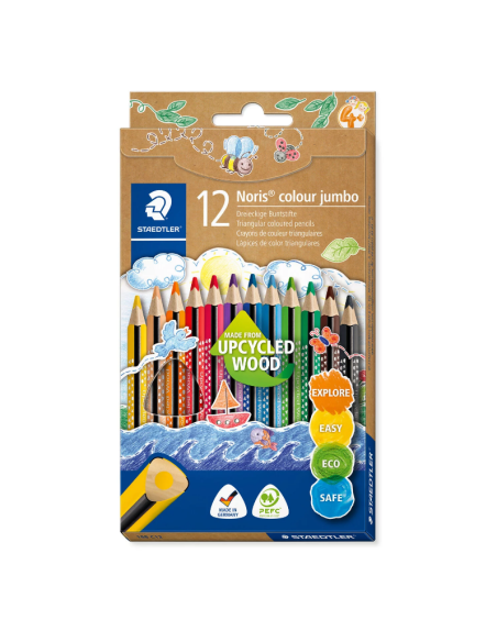 Comprar Lápis Cor Noris Jumbo c/12 100% PEFC | Pintura | Staedtler