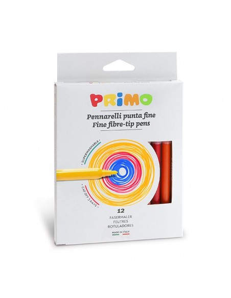 Comprar Marcadores Feltro Primo C/12 | Papelaria Online | Primo