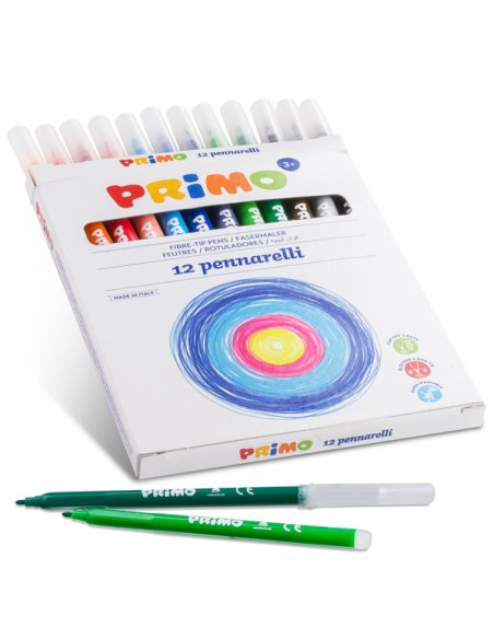 Comprar Marcadores Feltro Primo C/12 | Papelaria Online | Primo
