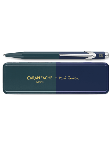 Comprar Esferográfica Caran d´Ache 849 Paul Smith ed. lim. Racing Green/Navy | Edições Limitadas | Caran d Ache