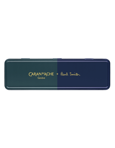 Comprar Esferográfica Caran d´Ache 849 Paul Smith ed. lim. Racing Green/Navy | Edições Limitadas | Caran d Ache