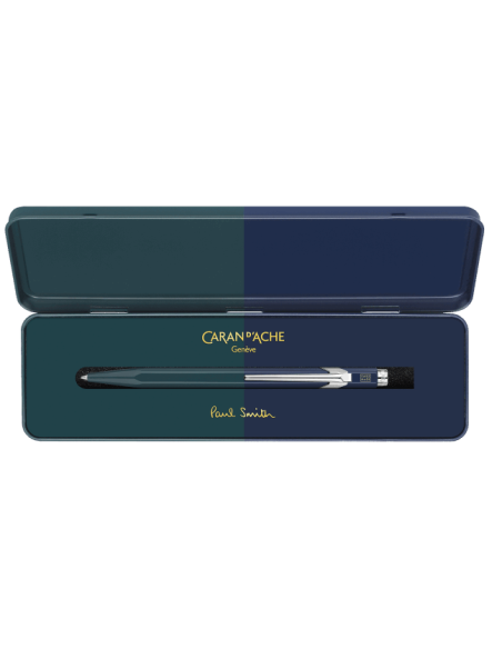 Comprar Esferográfica Caran d´Ache 849 Paul Smith ed. lim. Racing Green/Navy | Edições Limitadas | Caran d Ache