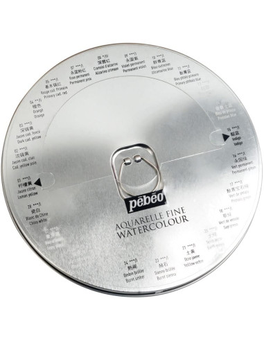 Comprar Aguarela Fine Pébéo Cx. Metal C/24 Pastilhas | Aguarela em Tubo 10ml. e 1/2 pastinha | Pébéo