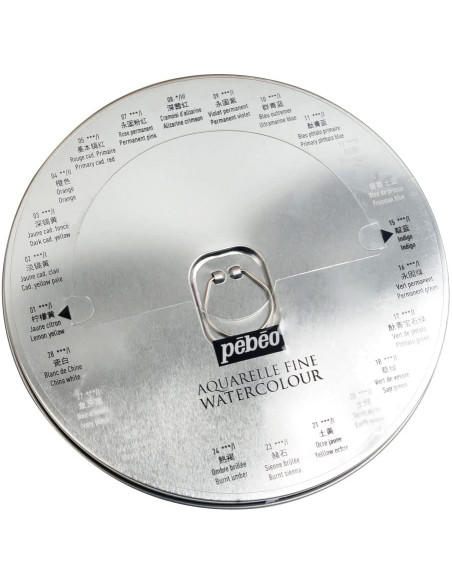 Comprar Aguarela Fine Pébéo Cx. Metal C/24 Pastilhas | Aguarela em Tubo 10ml. e 1/2 pastinha | Pébéo