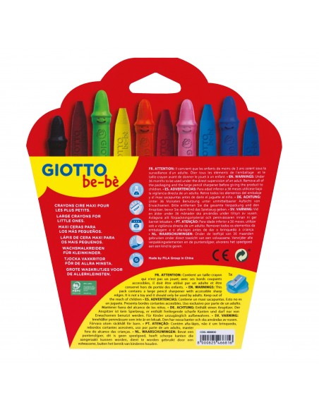 Comprar Giotto- Bébé Super ceras C/10 | Infantil | Giotto be-bè