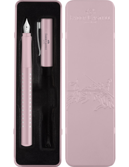 Comprar Caneta Faber-Castell Sparkle M Rosa Metálico | Canetas Aparo | Faber-Castell