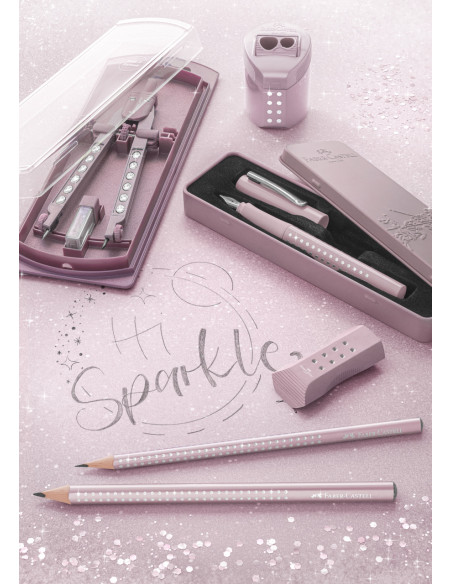 Comprar Caneta Faber-Castell Sparkle M Rosa Metálico | Canetas Aparo | Faber-Castell
