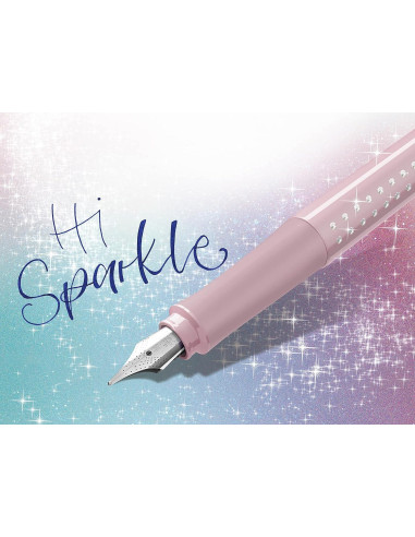 Comprar Caneta Faber-Castell Sparkle M Rosa Metálico | Canetas Aparo | Faber-Castell