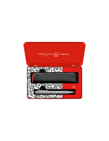 Comprar Esferográfica Caran d´Ache Ecridor Keith Haring + Bolsa | Edições Limitadas | Caran d Ache