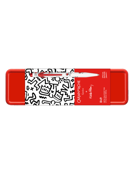 Comprar Esferográfica Caran D´Ache 849 KEITH HARING White - Edição Especial 849.123 | Edições Limitadas | Caran d Ache
