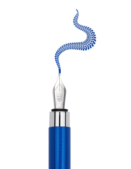 Comprar Caneta tinteiro Graf Von Faber-Castell Bentley Sequin Azul F | Edições Limitadas | Faber-Castell