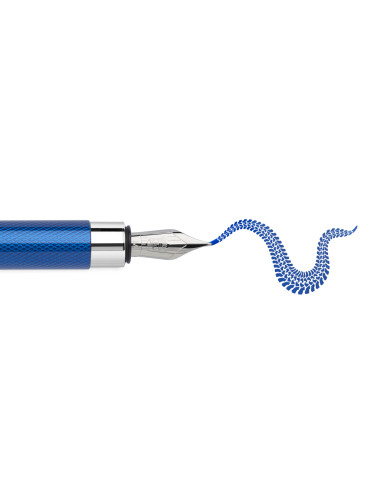 Comprar Caneta tinteiro Graf Von Faber-Castell Bentley Sequin Azul F | Edições Limitadas | Faber-Castell