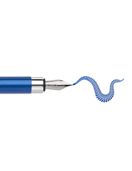 Comprar Caneta tinteiro Graf Von Faber-Castell Bentley Sequin Azul F | Edições Limitadas | Faber-Castell
