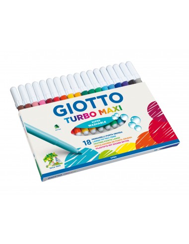 Comprar Marcadores Turbo Maxi Giotto C/18 | Pintura | Giotto