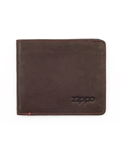 Comprar Carteira Zippo C/Porta Cartões Castanha | Marroquinaria | Zippo