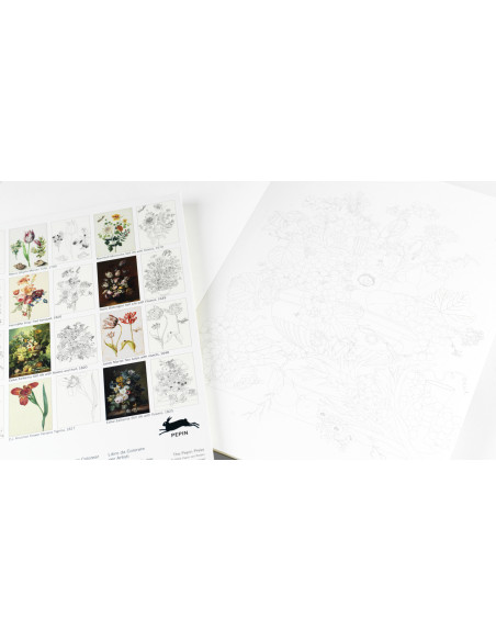 Comprar Livro de Colorir Pepin Floral Images | Livros pintura | The Pepin Press