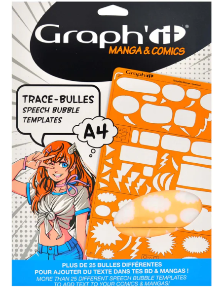 Comprar Escantilhão de Balões Graph´it Manga & Comics | Manga | Graph´it