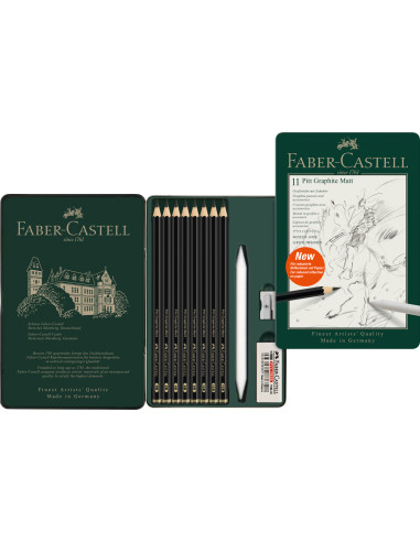 Comprar Lápis Faber-Castell Pitt Grafite Matt C/11 | Lápis Graphite | Faber-Castell